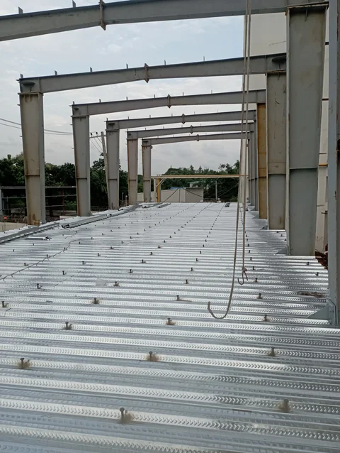 Steel framing and deck components designed for durable service
