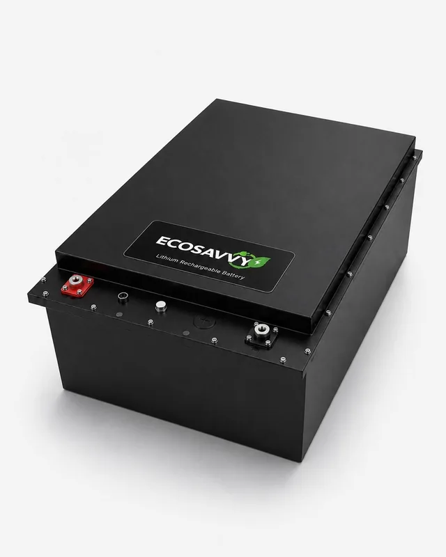 Ecosavvy matte-black lithium rechargeable battery