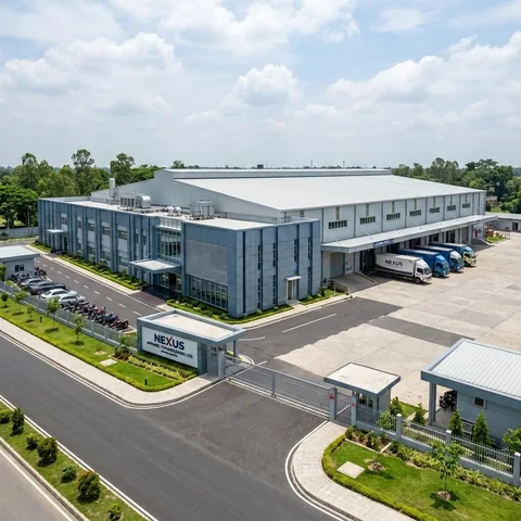 Completed industrial production facility