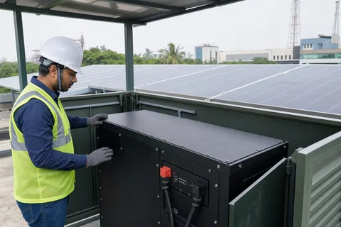 Solar generation and energy storage supporting cleaner transport
